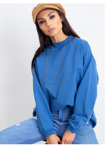 Svetlomodrá basic mikina