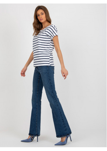 Svetlomodré pruhované tričko