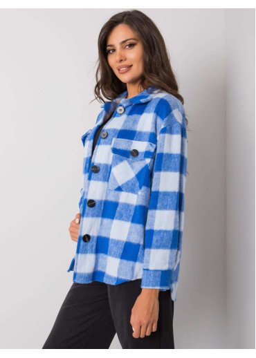 Svetlomodrá károvaná košeľa