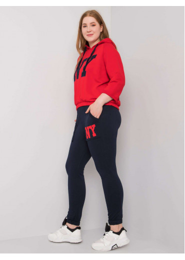 Červená tepláková súprava