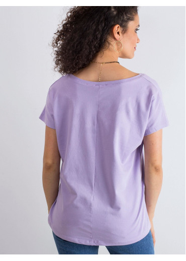 Fialové basic tričko