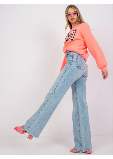 Ružová oversize mikina