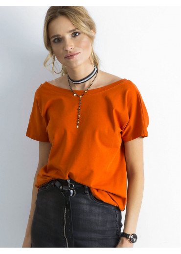 Karamelovo hnedé tričko