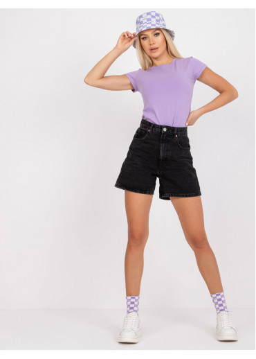 Fialové basic tričko