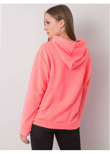 Ružová mikina s kapucňou