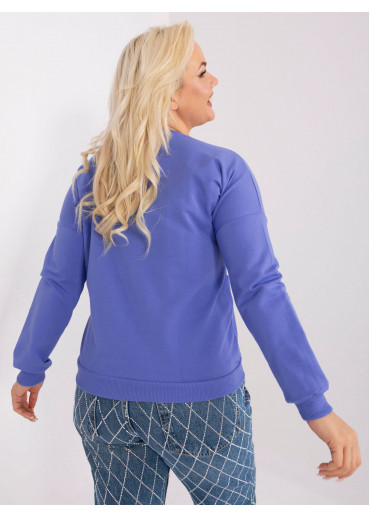 Fialové tričko s dlhým rukávom