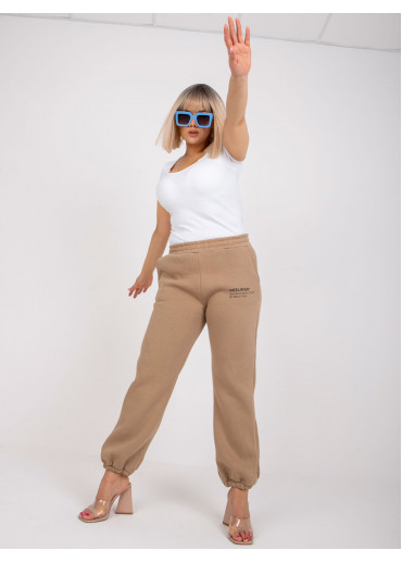 Béžovo hnedé tepláky