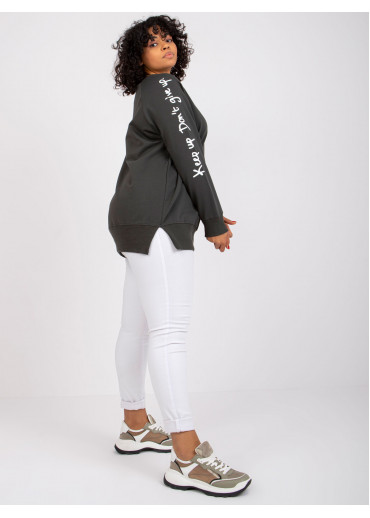 Khaki zelená one size tunika