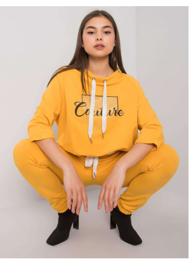 Žltá tepláková súprava