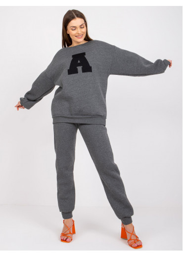 Sivá tepláková súprava