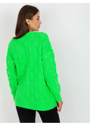 Limetkovo zelený sveter