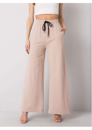 Béžovo hnedé rozšírené tepláky