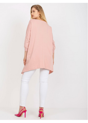 Púdrovo ružová tunika