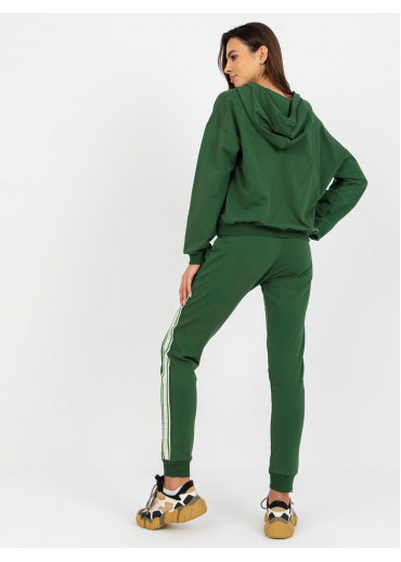 Tmavozelená tepláková súprava