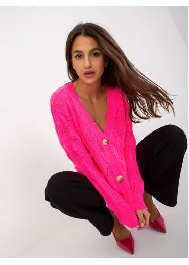 Neónovo ružový sveter