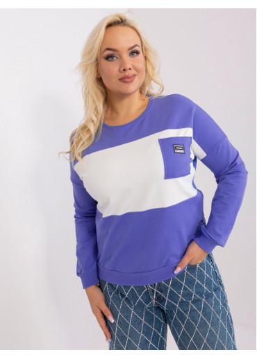 Fialové tričko s dlhým rukávom