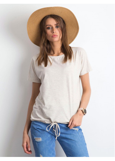 Béžovo hnedé tričko