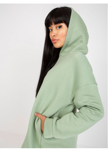 Zelená oversize mikina