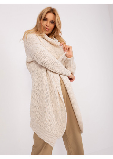 Béžovo hnedý kardigán