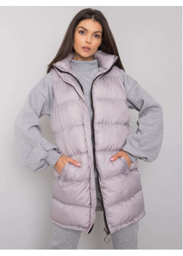 Sivá tepláková súprava s vestou