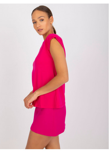 Fuchsiovo ružové tričko