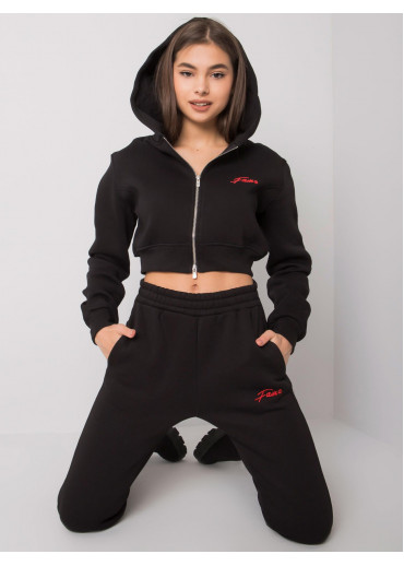 Čierna tepláková súprava