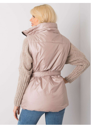 Béžovo hnedá vesta