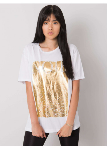 Biele bavlnené tričko