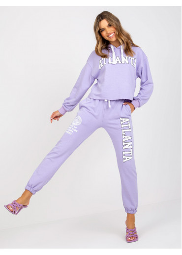 Fialová tepláková súprava