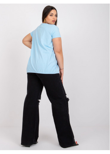 Svetlomodré tričko