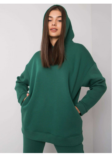 Tmavozelená tepláková súprava