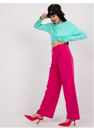 Mätovo zelené basic tričko s dlhým rukávom