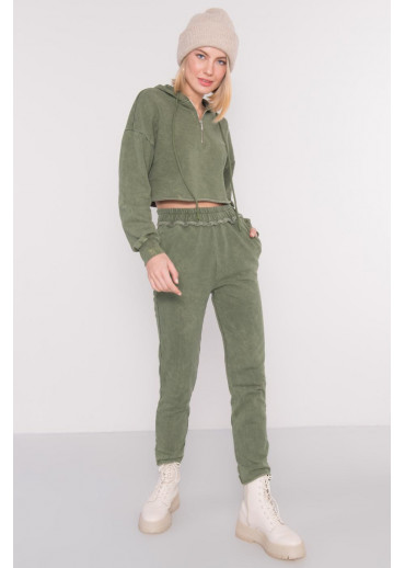 Khaki zelené tepláky