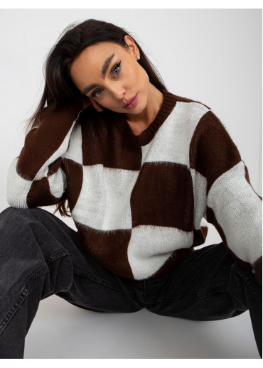 Karamelovo hnedý pulóver