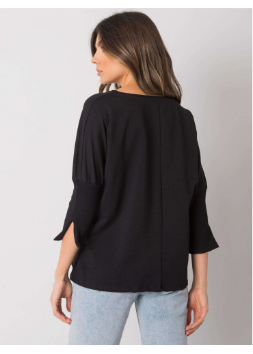 Čierne dámske tričko