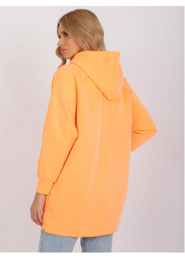 Oranžová mikinová tunika