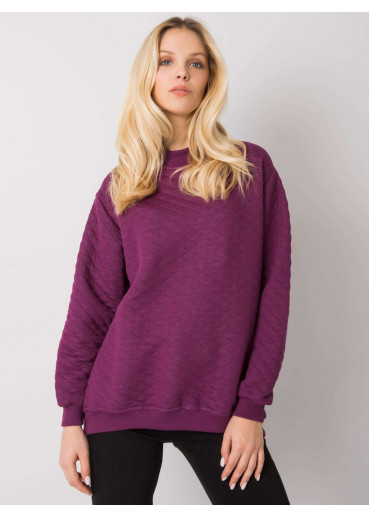 Fialová dámska mikina