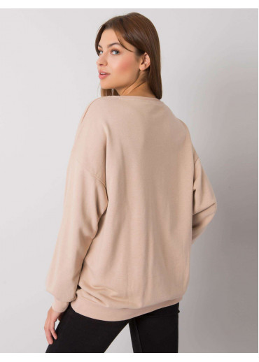 Béžovo hnedé tričko s dlhým rukávom