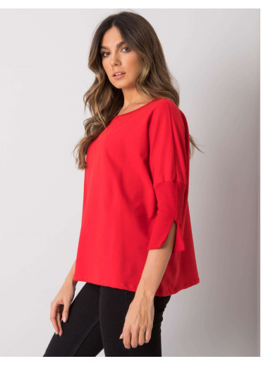 Červené dámske tričko