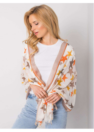 Béžovo hnedá šatka