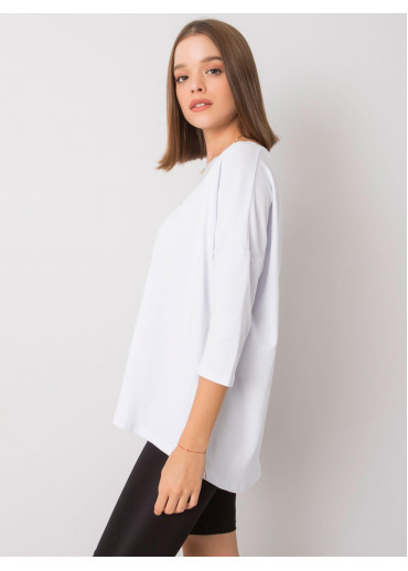 Biele tričko so 7/8 rukávom
