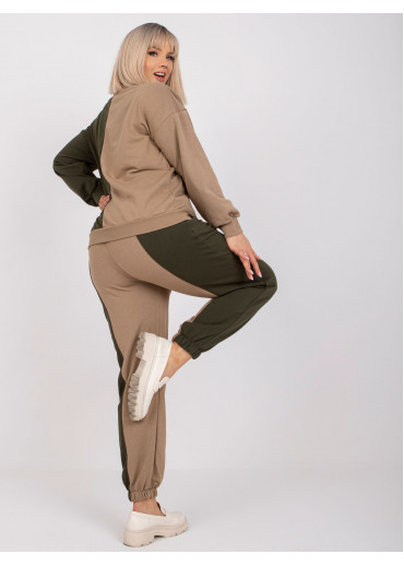 Khaki zelená tepláková súprava