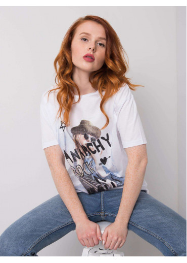 Biele tričko s potlačou