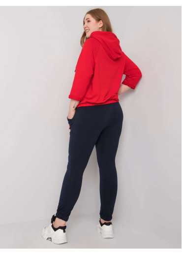 Červená tepláková súprava