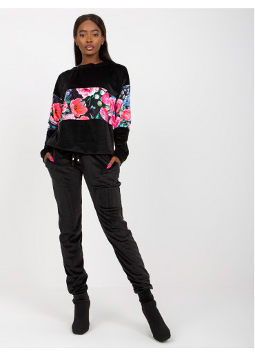 Čierna tepláková súprava