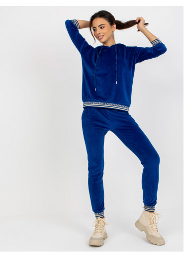 Kobaltovo modrá tepláková súprava