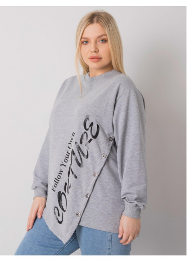 Sivé tričko s potlačou