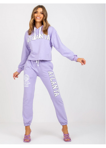 Fialová tepláková súprava