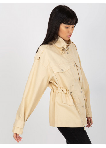 Béžovo hnedá bunda