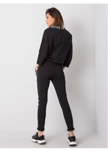 Čierna tepláková súprava